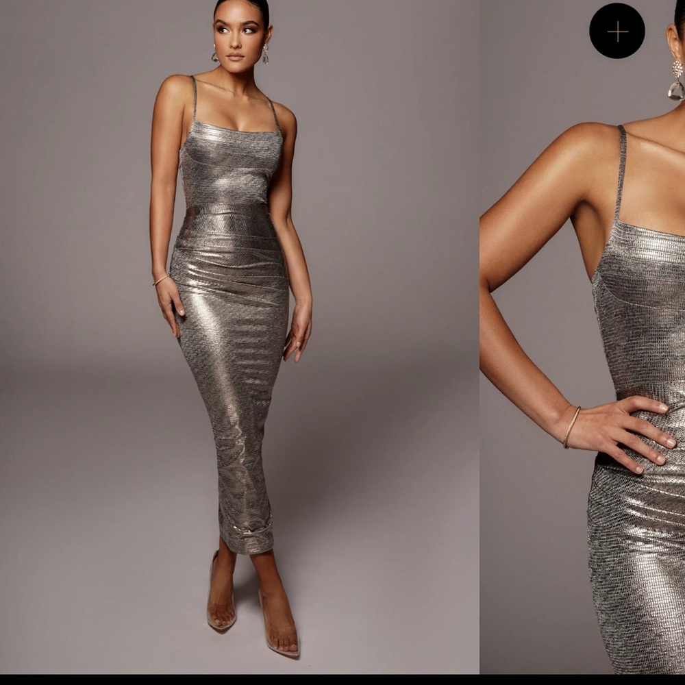 Metallic dress size small